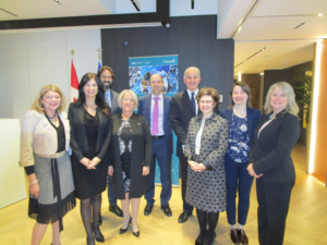 Group of Women at the Canadian Mission to the EU in Brussels, Belgium